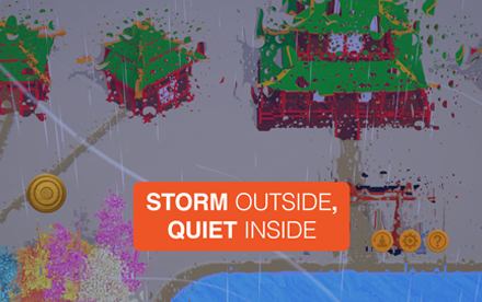 Rain Droplets — Storm outside, calm inside